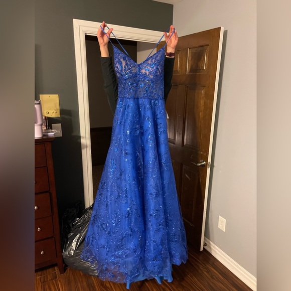 Mori Lee never worn before royal blue Prom Dress